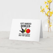 Funny Bowling Geschenk für Männer Frauen Cool Verl Karte (Gelbe Blume)