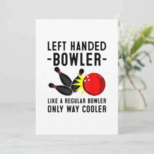 Funny Bowling Geschenk für Männer Frauen Cool Verl Save The Date (Stehend Vorderseite)