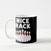 Funny Bowling Geschenk Shirt für Männer oder Vater Kaffeetasse (Links)