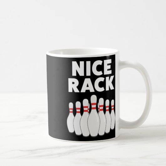 Funny Bowling Geschenk Shirt für Männer oder Vater Kaffeetasse (Rechts)