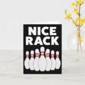 Funny Bowling Geschenk Shirt für Männer oder Vater Karte (Gelbe Blume)