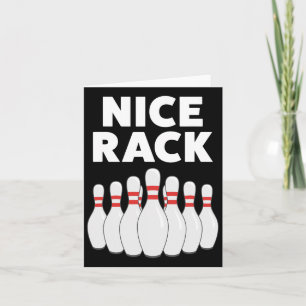 Funny Bowling Geschenk Shirt für Männer oder Vater Karte