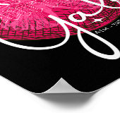 Funny Bowling Gutter Gals Team Name Girls Party Poster (Ecke)