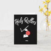 Funny Bowling Holy Rollers Karte (Gelbe Blume)