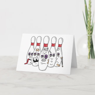 Funny Bowling-Karte Karte