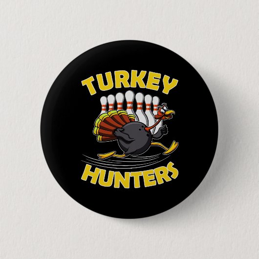 Funny Bowling Kinder Türkei Jäger Button (Vorderseite)