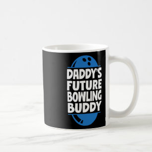 Funny Bowling Kleinkind Daddy's Future Bowling Bud Kaffeetasse
