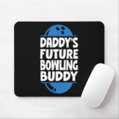 Funny Bowling Kleinkind Daddy's Future Bowling Bud Mousepad (Mit Mouse)