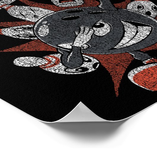 Funny Bowling Ll Busters Poster (Ecke)