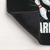 Funny Bowling Lover Bowler Das ist meine Sphäre Mousepad (Ecke)
