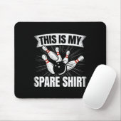 Funny Bowling Lover Bowler Das ist meine Sphäre Mousepad (Mit Mouse)