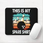 Funny Bowling Lover Bowler Dies ist meine Freizeit Mousepad (Mit Mouse)