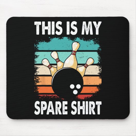 Funny Bowling Lover Bowler Dies ist meine Freizeit Mousepad (Vorne)