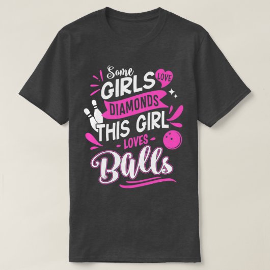 Funny Bowling Lover nicht alles außer T T-Shirt (Design vorne)