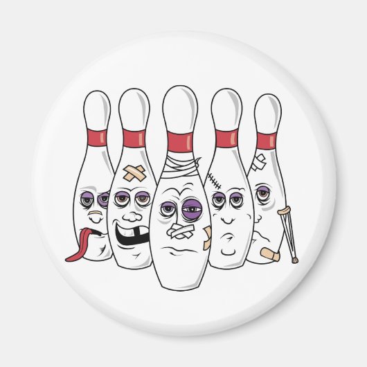 Funny Bowling Magnet (Vorne)