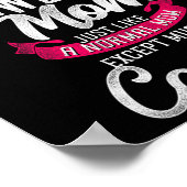 Funny Bowling Mama Bowling Mama wie ein normaler m Poster (Ecke)