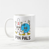 Funny Bowling N Pals Bowl Bowler Bowling Lover Kaffeetasse (Links)