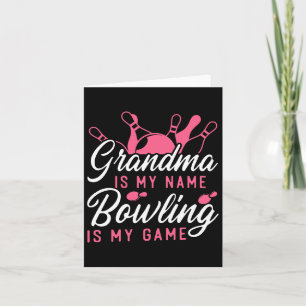 Funny Bowling Oma Oma ist mein Name Bowling I Karte
