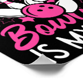 Funny Bowling Oma Oma ist mein Name Bowling I Poster (Ecke)