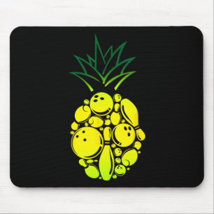 Funny Bowling Pineaple Mousepad