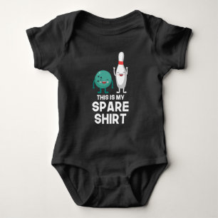 Funny Bowling Player Button Ball Dies ist mein Fre Baby Strampler