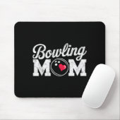 Funny Bowling Player Mom Bowl Mother Bowler #bowli Mousepad (Mit Mouse)