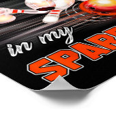 Funny Bowling Pun Ich bin ein in meiner Freizeit G Poster (Ecke)