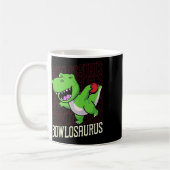 Funny Bowling Pun T-rex Dinosaur Bowlosaurus 1 Kaffeetasse (Links)