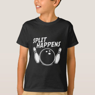 Funny Bowling Shirt Split Happens