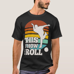 Funny Bowling So Roll ich Vintag Bowler die T-Shirt