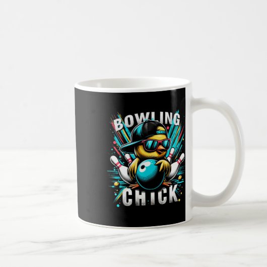 Funny Bowling spendet Niedlichen oder Bowling Kick Kaffeetasse (Rechts)