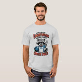 Funny Bowling Sprichwort Blitzschlag Strike Twice T-Shirt (Vorne ganz)