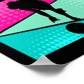 Funny Bowling Sprichwort Bowling Queen Women Bowle Poster (Ecke)