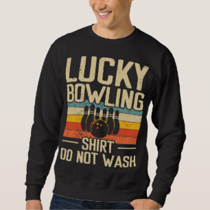 Funny Bowling T-Shirt für Damen und Herren Sweatshirt