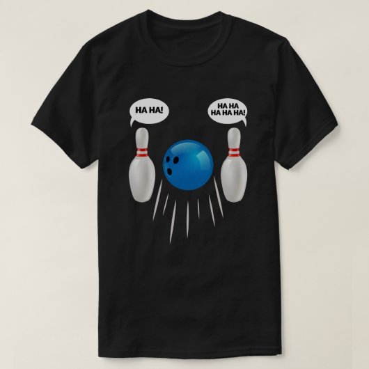 Funny Bowling T - Shirt - Geschenk für Bowlers (Design vorne)