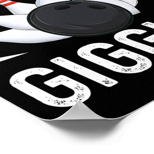 Funny Bowling Team Splits n Giggles 1 Poster (Ecke)