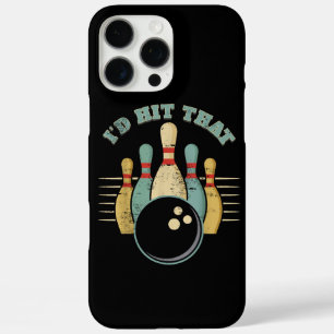 Funny Bowling Vintager T - Shirt, den ich getroffe iPhone 16 Pro Max Hülle