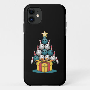 Funny Bowling Weihnachtsbaum Lichter Weihnachtsges Case-Mate iPhone Hülle