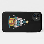 Funny Bowling Weihnachtsbaum Lichter Weihnachtsges Case-Mate iPhone Hülle (Rückseite (Horizontal))