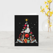 Funny Bowling Weihnachtsbaumdekor Merry Karte (Gelbe Blume)