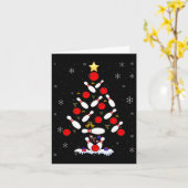 Funny Bowling Weihnachtsbäume Weihnachten Weihnach Karte (Gelbe Blume)