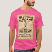 Funny Bowling Wollte tot oder lebte die Zehn Butto T-Shirt (Vorderseite)