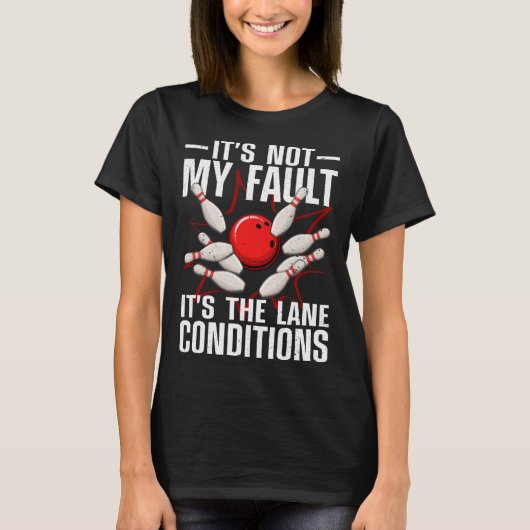 Funny Bowling Women Bowler Team Bowling La T-Shirt (Vorderseite)