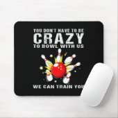 Funny Bowling Women Men Bowler Team Bowling Ta Mousepad (Mit Mouse)