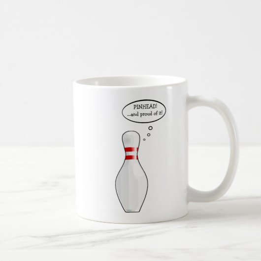 Funny Bowling Zitat Cartoon Personalisiert Team Kaffeetasse (Rechts)