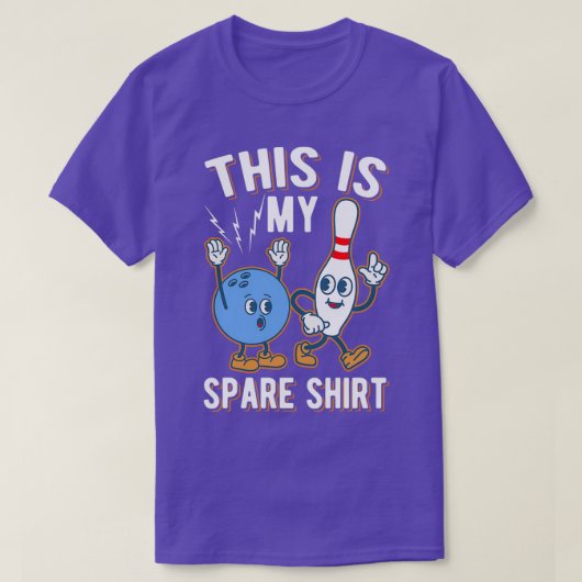 Funny Bowling Zitat Dies ist mein Spare T T-Shirt (Design vorne)