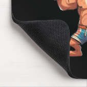 Funny Boxer Bären Boxing Spieler Turnier Geschenk Mousepad (Ecke)