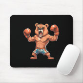 Funny Boxer Bären Boxing Spieler Turnier Geschenk Mousepad (Mit Mouse)