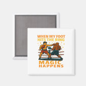 Funny Boxer Boxing Fighter Sarcastic Spaß Gips F Magnet (Vorderseite/Rückseite)