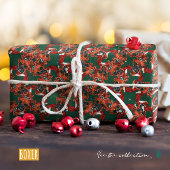 Funny Boxer Breed Weihnachtsmuster Geschenkpapier